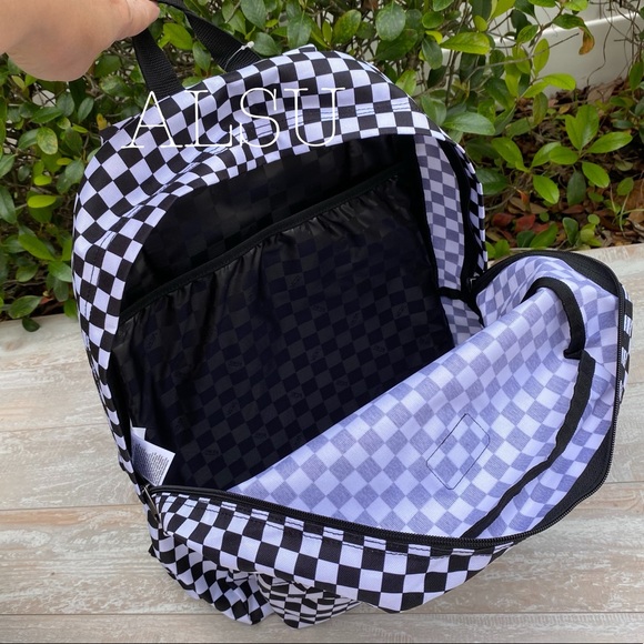 Vans Old Skool III Checkerboard Backpack Black/W - Picture 7 of 8